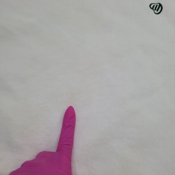 Vintage 90s Nutmeg Ringer Sweatshirt XL 26x27 White - Picture 12 of 13